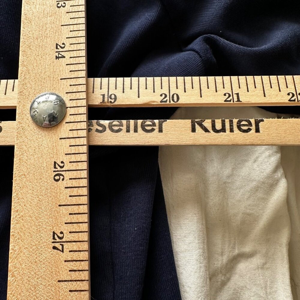 Lauren Ralph Lauren Navy Short Sleeve Boat Neck 3X Top Old Money Academia Preppy - Picture 5 of 8